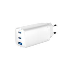 Gembird Polnilec 1x USB QC3.0, 2X USB-C PD 65W GaN bel