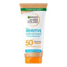 Garnier Ambre Solaire Sensitive Advanced Hypoallergenic Milk SPF50+ losjon za zaščito pred soncem za kožo, občutljivo na sonce 175 ml