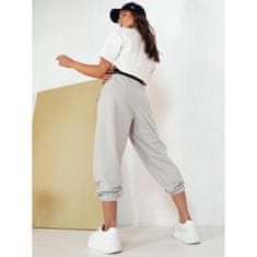 Dstreet Ženske hlače RIOS svetlo sive barve uy2009 S