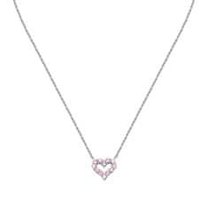 Morellato Čudovita srebrna ogrlica s srcem Tesori SAIW181