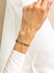 Marc Malone Pozlačena zapestnica z verižico Raegan Gold Bracelet MCB23053G