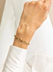 Marc Malone Pozlačena zapestnica z verižico Raegan Gold Bracelet MCB23064G