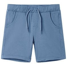 Vidaxl Otroške kratke hlače z vrvico temno modre 128