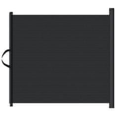 Vidaxl Izvlečna vrata za hišne ljubljenčke črna 102,5x125 cm