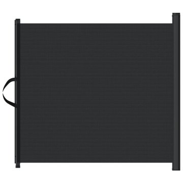 Vidaxl Izvlečna vrata za hišne ljubljenčke črna 102,5x125 cm