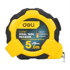 Deli Tools 19mm jekleni tračni merilni trak 5m 2