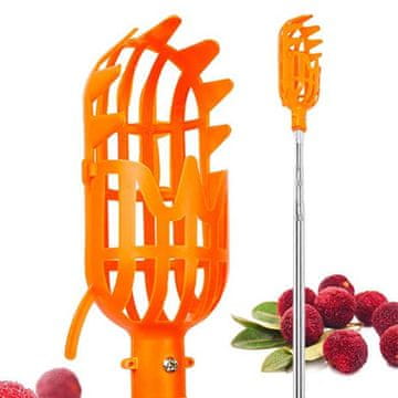 Netscroll Košara za obiranje sadja z raztegljivo teleskopsko palico, FruitBasket