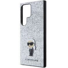 Karl Lagerfeld Ovitek Karl Lagerfeld za Samsung Galaxy S24 Ultra - Glitter Ikonik Logo Metal Pin