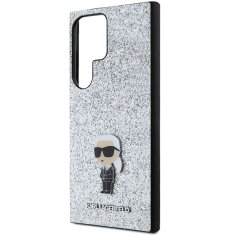 Karl Lagerfeld Ovitek Karl Lagerfeld za Samsung Galaxy S24 Ultra - Glitter Ikonik Logo Metal Pin