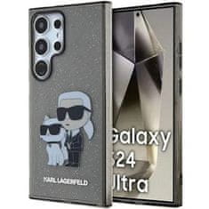 Karl Lagerfeld Ovitek Karl Lagerfeld za Samsung Galaxy S24 Ultra - Black Glitter K&C