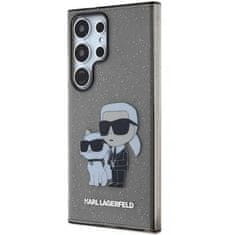 Karl Lagerfeld Ovitek Karl Lagerfeld za Samsung Galaxy S24 Ultra - Black Glitter K&C