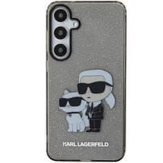 Karl Lagerfeld Ovitek Karl Lagerfeld za Samsung Galaxy S24+ - Black Glitter K&C