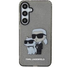 Karl Lagerfeld Ovitek Karl Lagerfeld za Samsung Galaxy S24 – Black Glitter K&C