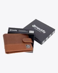 MEATFLY Rjava moška usnjena denarnica Nathan Premium