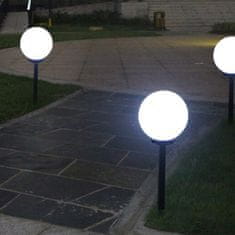 LUMILED Solarna vrtna svetilka LED do zeme ATRIS 25cm 