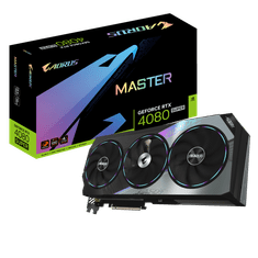 Gigabyte AORUS GeForce RTX 4080 SUPER Master 16G grafična kartica (GV-N408SAORUS M-16GD)