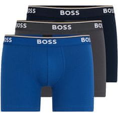 Hugo Boss 3 PAKET - moške boksarice BOSS 50475282-487 (Velikost M)