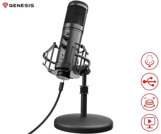 Genesis Radium 600 G2 profesionalni mikrofon, 3.5 mm Jack