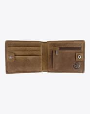 MEATFLY Moška usnjena denarnica Eliot Premium Oak