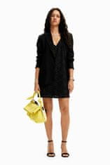 Desigual Ženska brezrokavna čipkasta navadna obleka 24SWVW482000 (Velikost S)