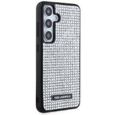 Karl Lagerfeld Ovitek Karl Lagerfeld za Samsung Galaxy S24 - Rhinestone Metal Logo