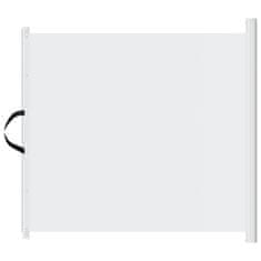 Vidaxl Izvlečna vrata za hišne ljubljenčke bela 82,5x125 cm