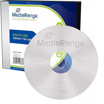 MediaRange Dvd-r 4,7gb 1/5 slim