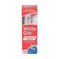 White Glo Professional Choice Set zobna pasta 100 ml + zobna krtačka 1 ks + medzobna krtačka 8 ks POKR