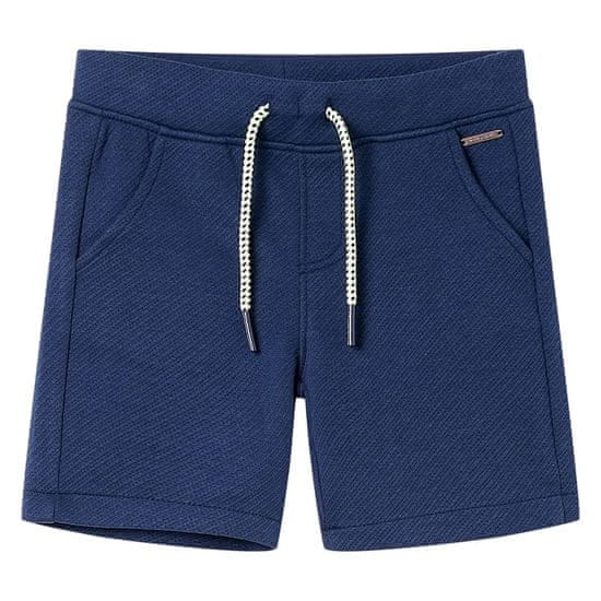 Greatstore Otroške kratke hlače z vrvico temno modre 116