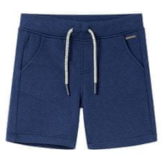 Greatstore Otroške kratke hlače z vrvico temno modre 140