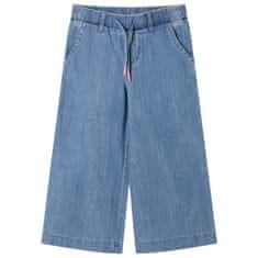 Vidaxl Otroške hlače džins modra 92