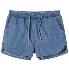 shumee Otroške kratke hlače džins modra 116