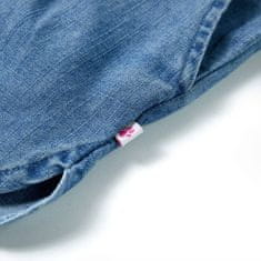 Vidaxl Otroške kratke hlače džins modra 92