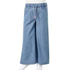 Vidaxl Otroške hlače džins modra 104