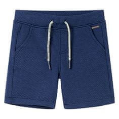 Vidaxl Otroške kratke hlače z vrvico temno modre 104