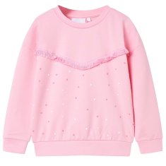 shumee Otroški pulover roza 140