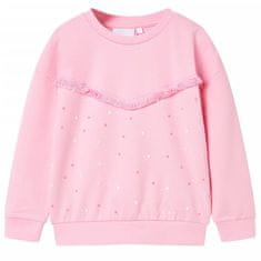 shumee Otroški pulover roza 116