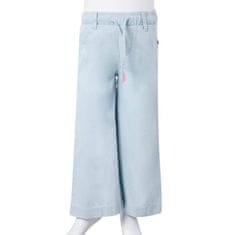 Greatstore Otroške hlače nežna džins modra 116