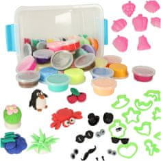 WOWO Foamcoline Magic Color Set - barvni set Magic Foamcoline 36x15g z dodatki v škatli