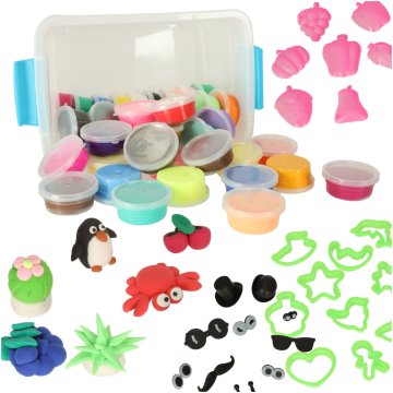 WOWO Foamcoline Magic Color Set - barvni set Magic Foamcoline 36x15g z dodatki v škatli