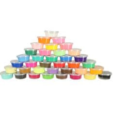 WOWO Foamcoline Magic Color Set - barvni set Magic Foamcoline 36x15g z dodatki v škatli