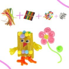 WOWO Crafts for Kids - Ustvarjalni komplet za ustvarjanje za otroke - 1200 elementov