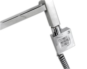 SAPHO Električna grelna palica KTX s termostatom, 200 W, kromirana
