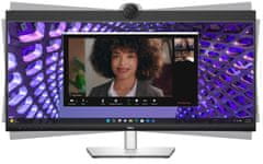 DELL P3424WEB ukrivljen monitor, 86,36 cm (34), IPS, UWQHD (210-BFOB)