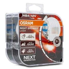 NEW Žarnica za avtomobil OS9006NL-HCB Osram OS9006NL-HCB HB4 51W 12V (2 Kosi)