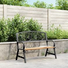 Vidaxl Vrtna klop 120 cm lesena