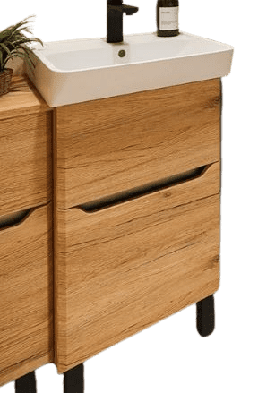 TBoss Kopalniška omarica z umivalnikom Pixi 45 cm hrast
