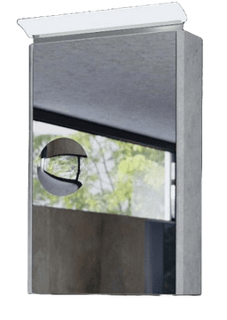 TBoss Toaletna omarica z ogledalom CUT 55 cm beton