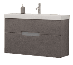TBoss Kopalniška omarica z umivalnikom Slim 80, beton