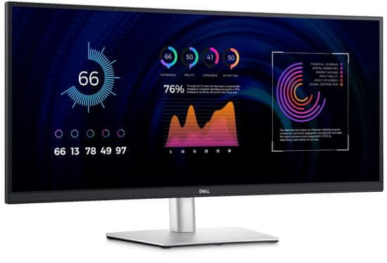 DELL P3424WE ukrivljen monitor, 86,36 cm (34), IPS, UWQHD (210-BGTY)